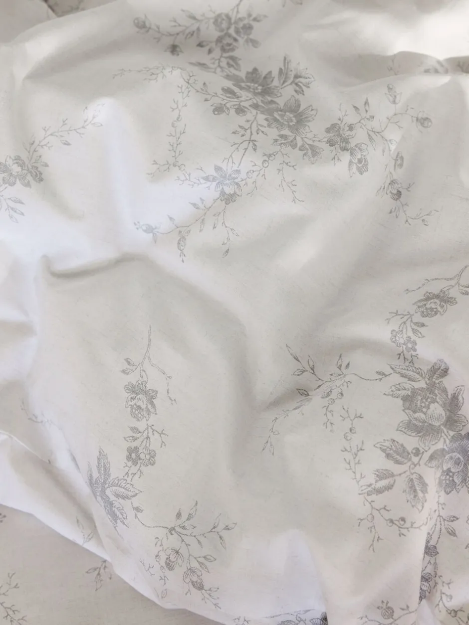 Laura Ashley*Laura Ashley Caerleon Floral Print 100% Cotton Duvet Cover and Pillowcase Set