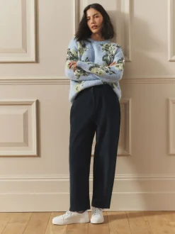 Broeken|Laura Ashley Cord Casual Slight Barrel Trousers