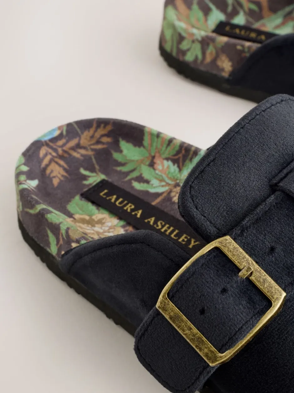 Pantoffels|Laura Ashley Cork Footbed Mule Slippers