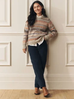 Gebreide Kleding|Laura Ashley Fairisle Crew Neck Knit Jumper