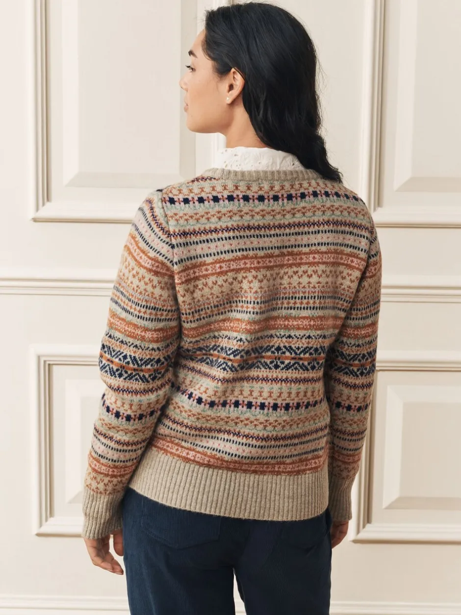 Gebreide Kleding|Laura Ashley Fairisle Crew Neck Knit Jumper