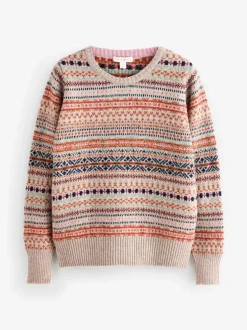 Gebreide Kleding|Laura Ashley Fairisle Crew Neck Knit Jumper