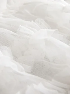 Gebreide Kleding|Laura Ashley Frill Bridesmaid Mesh Cape Cardigan