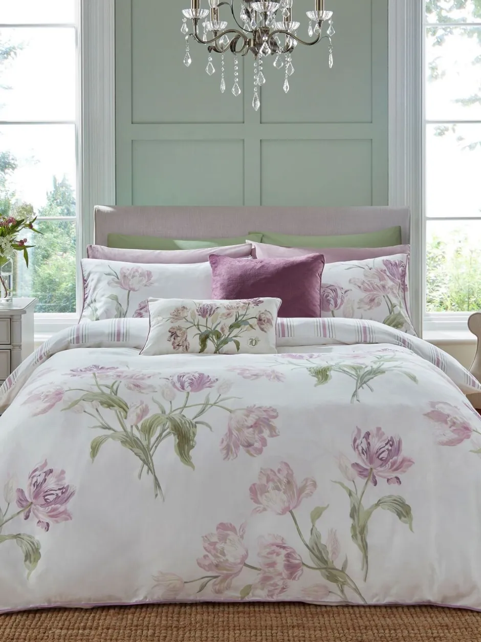Laura Ashley|Laura Ashley Gosford set van dekbedovertrek en kussenslopen van 220-draads 100% katoen