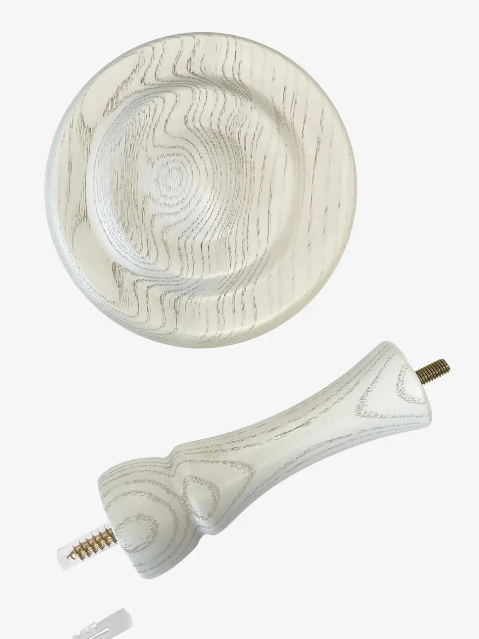 Gordijnroedes En -Accessoires|Laura Ashley Haywood gordijnhouders Wit