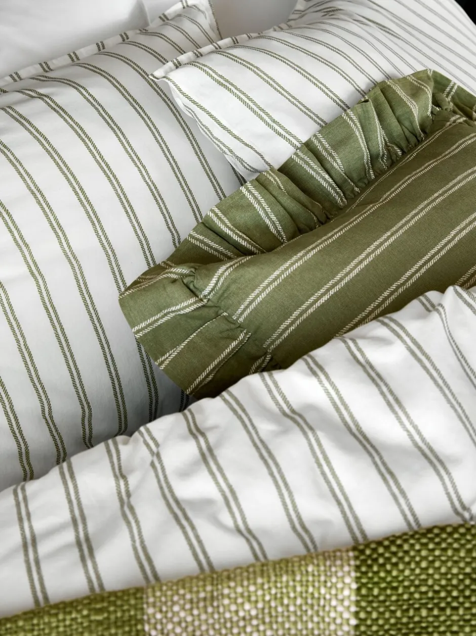 Laura Ashley|Laura Ashley Henley Stripe 100% Cotton Duvet Cover and Pillowcase Set