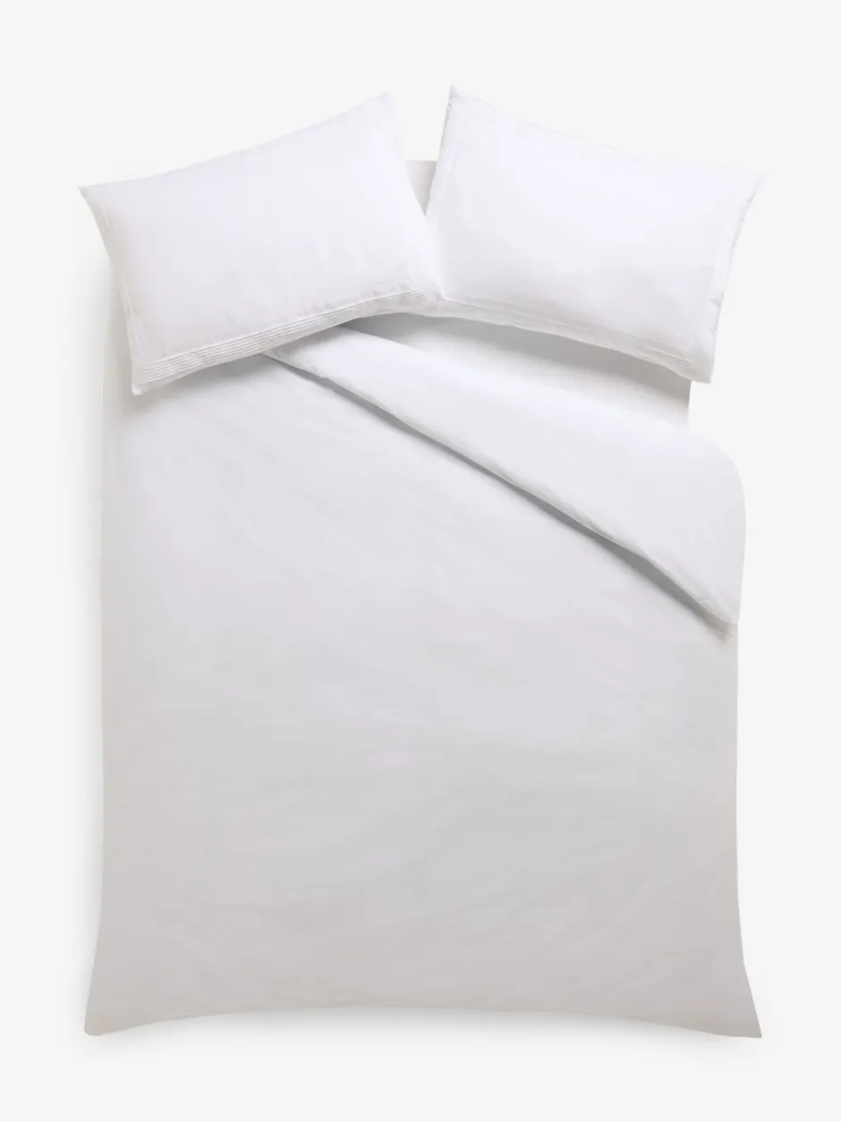 Laura Ashley|Laura Ashley Maeve Pleat 200 Thread Count Duvet Cover and Pillowcase Set