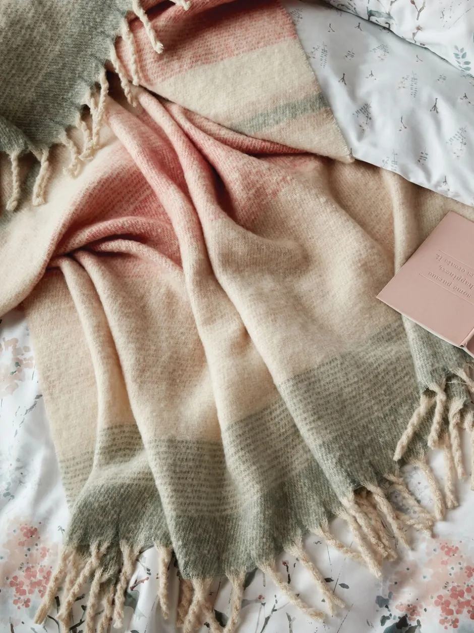 Laura Ashley|Laura Ashley Ortonby sprei Pink Plaster
