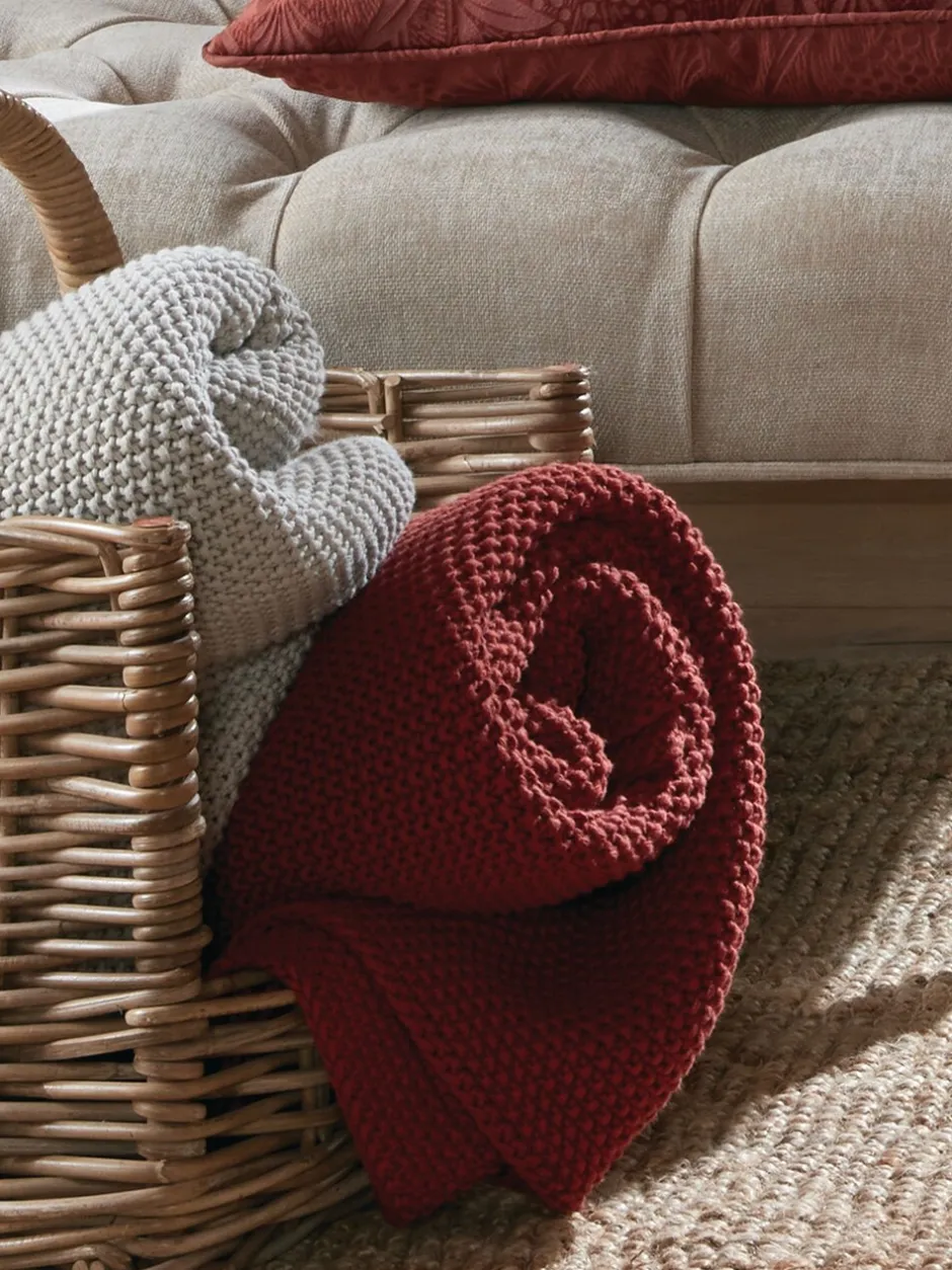 Laura Ashley|Laura Ashley Parker 100% katoenen sprei Oranje Terracotta