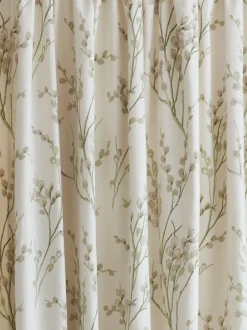 Laura Ashley|Gordijnen|Laura Ashley Pussy Willow gevoerde gordijnen met potloodplooi Blauwe Struikgewas