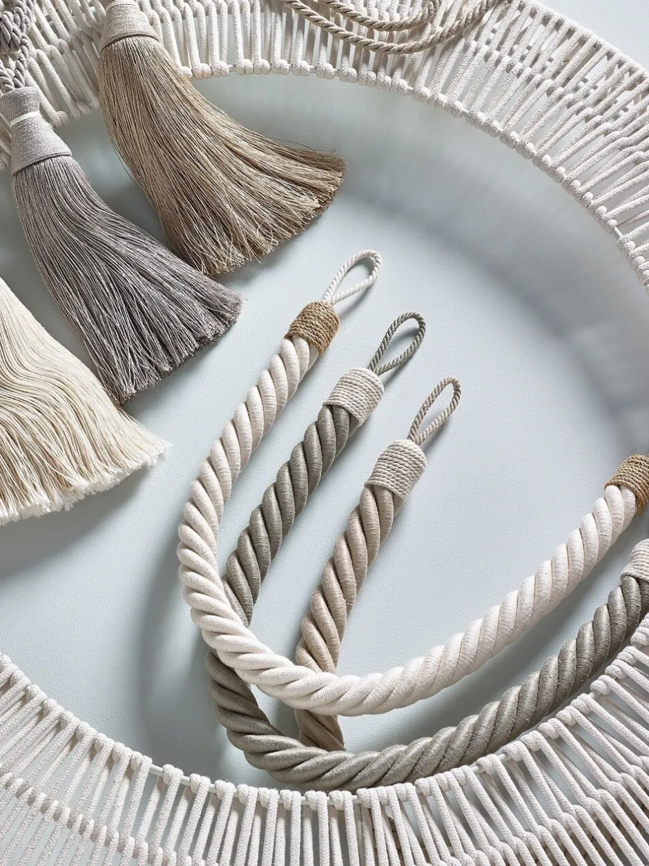 Gordijnroedes En -Accessoires*Laura Ashley Rhiannon touw embrasse Natuurlijk