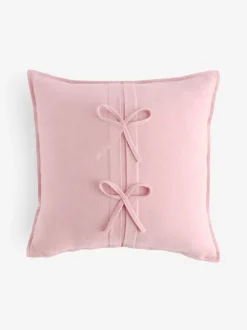 Laura Ashley*Laura Ashley Sasha Bow Cushion Roze