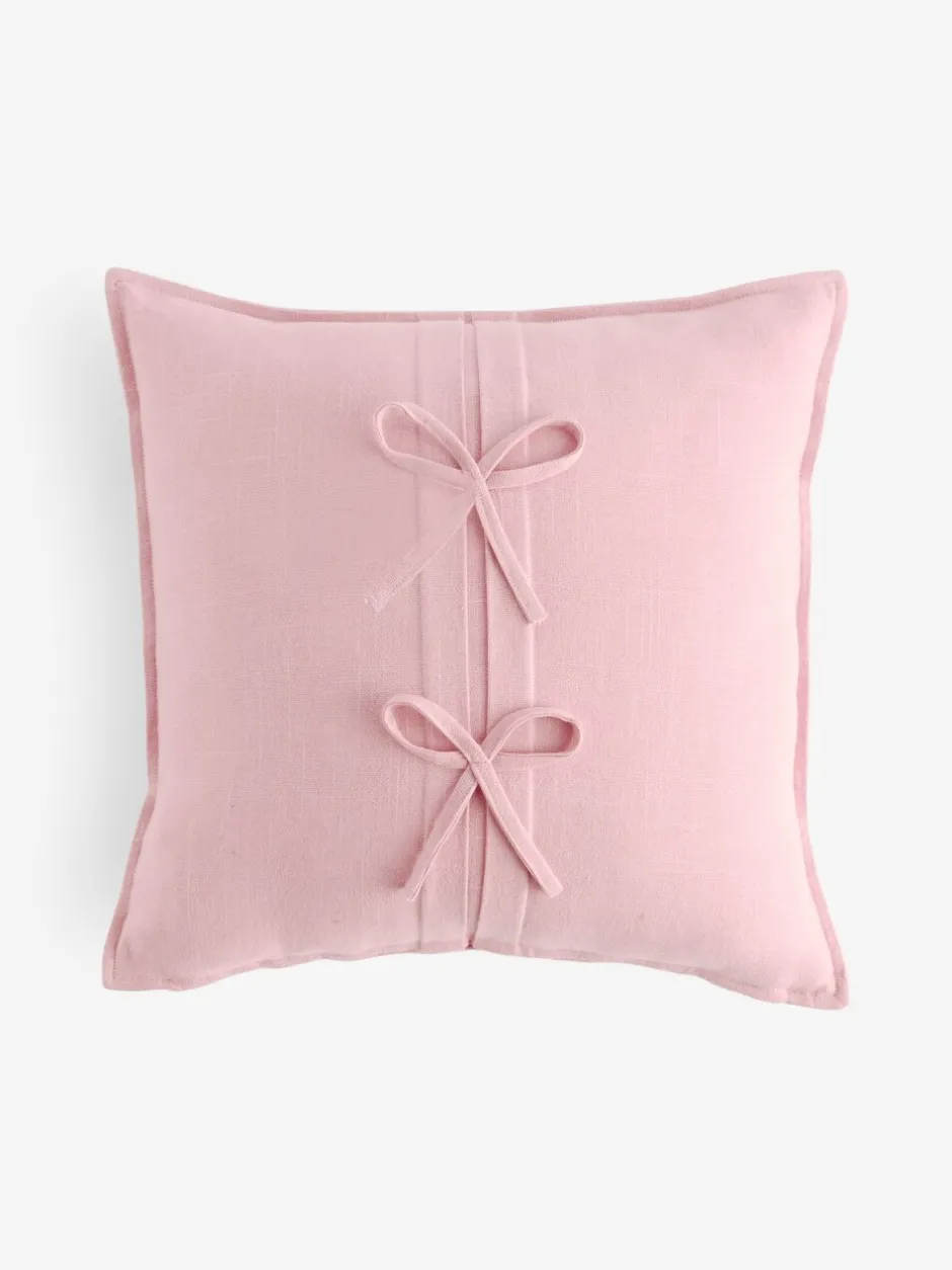Laura Ashley*Laura Ashley Sasha Bow Cushion Roze