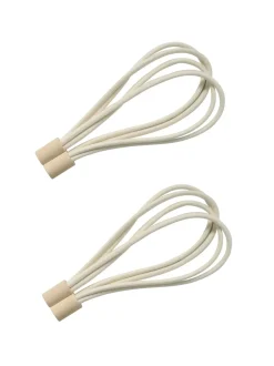 Laura Ashley|Gordijnroedes En -Accessoires|Laura Ashley Set of Two Adelie Magnetic Tiebacks Natuurlijk