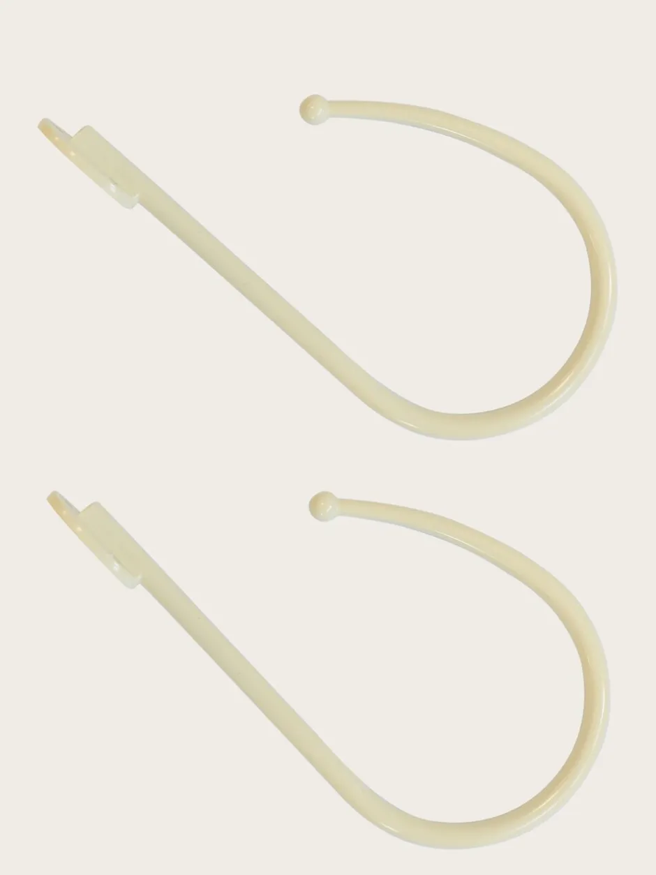 Gordijnroedes En -Accessoires|Laura Ashley Set van 2 bolvormige eind Gordijnen Holdbacks Crème