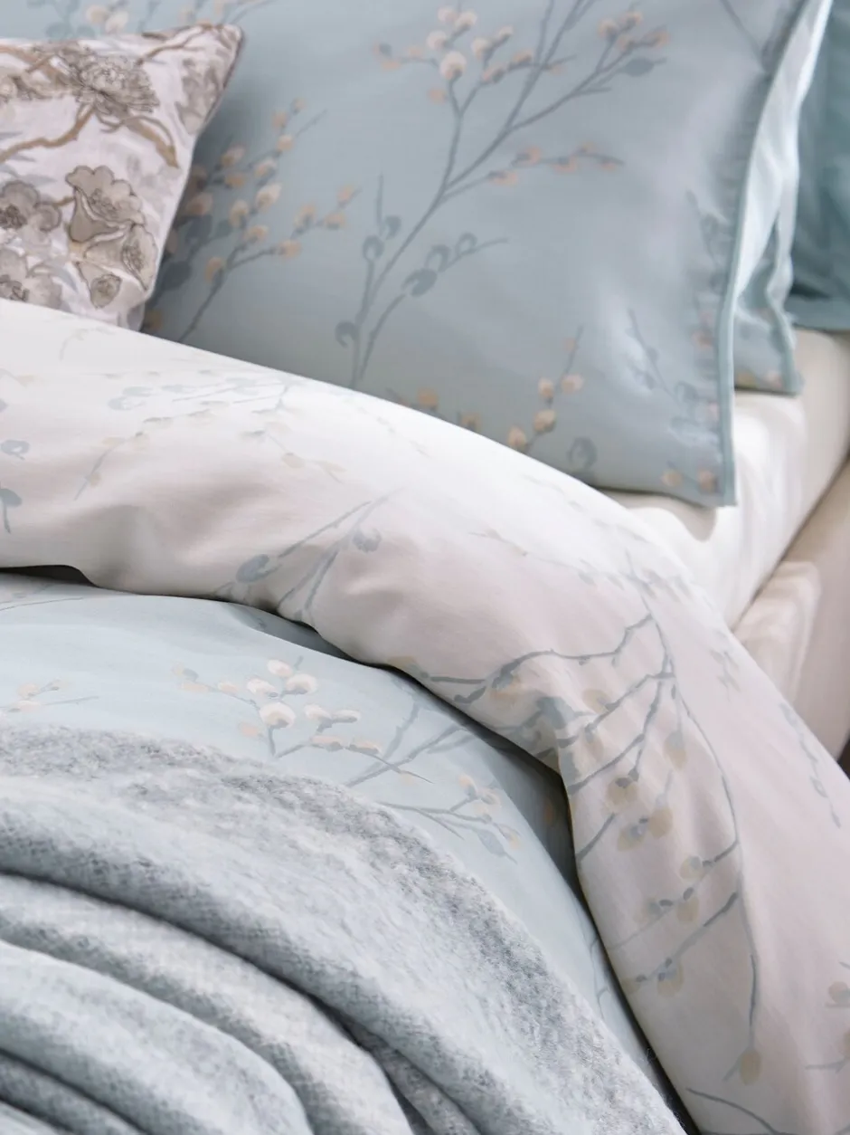 Laura Ashley*Laura Ashley set van 2 kussenslopen met 100% katoen en wilgenkatjesprint