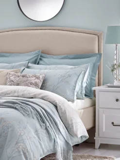 Laura Ashley*Laura Ashley set van 2 kussenslopen met 100% katoen en wilgenkatjesprint