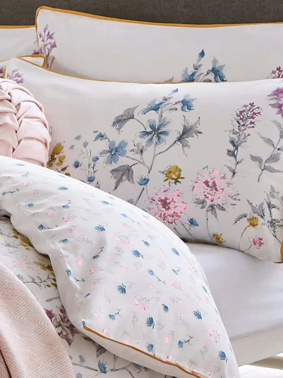 Laura Ashley*Laura Ashley set van 2 kussenslopen van 100% katoen met veldbloemenprint