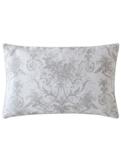 Laura Ashley|Beddenlakens En Kussenslopen*Laura Ashley set van 2 Tuileries 100% katoenen kussenslopen Duifgrijs donker