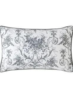 Laura Ashley|Laura Ashley set van 2 Tuileries 100% katoenen kussenslopen Antracietgrijs