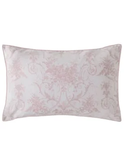 Laura Ashley|Laura Ashley set van 2 Tuileries 100% katoenen kussenslopen Poederroze