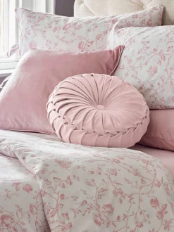 Laura Ashley|Merkbeddengoed|Laura Ashley set van 200-draads Aria dekbedovertrek en kussensloop