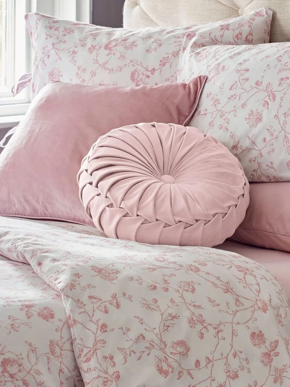 Laura Ashley|Merkbeddengoed|Laura Ashley set van 200-draads Aria dekbedovertrek en kussensloop