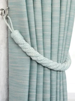 Gordijnroedes En -Accessoires|Laura Ashley set van twee Felton touwbandjes met strik aan de achterkant