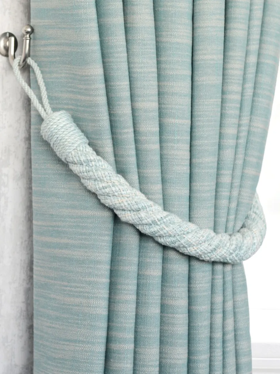 Gordijnroedes En -Accessoires|Laura Ashley set van twee Felton touwbandjes met strik aan de achterkant