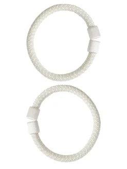 Laura Ashley|Gordijnroedes En -Accessoires*Laura Ashley set van twee Ellesmere magnetische embrassen Crème
