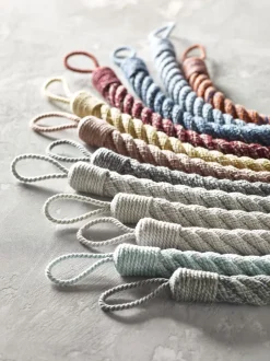 Gordijnroedes En -Accessoires*Laura Ashley set van twee Felton touwbandjes met strik aan de achterkant