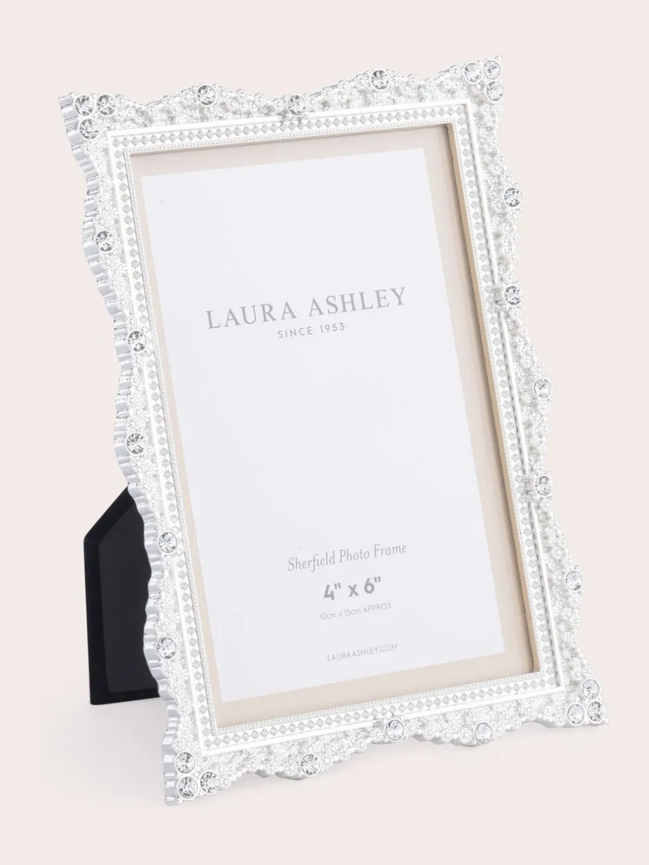 Fotolijsten|Laura Ashley Sherfield verzilverde fotolijst