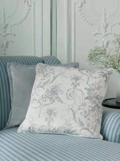 Laura Ashley|Laura Ashley Tuileries kussen Duifgrijs donker