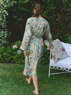 Badjassen|Laura Ashley Viscose Robe