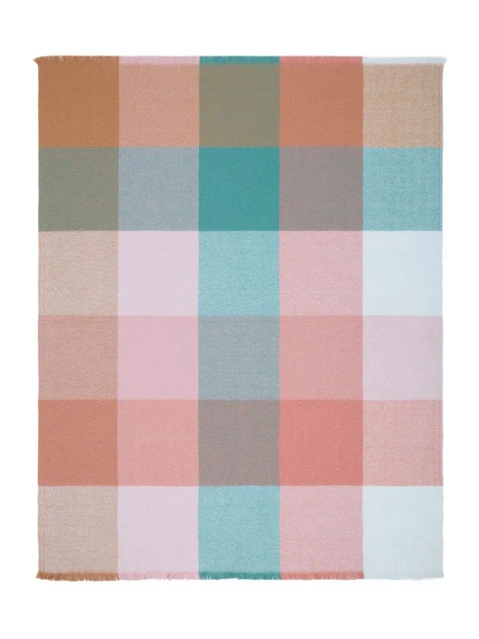 Laura Ashley*Laura Ashley Zoey Check Throw