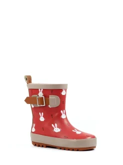 Laarzen|Lazy Dogz Red Bunny Design Toddler Wellingtons