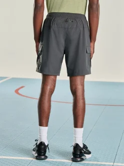Shorts|Next - Active cargo gym trainingshorts Leisteen grijs
