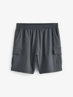 Shorts|Next - Active cargo gym trainingshorts Leisteen grijs
