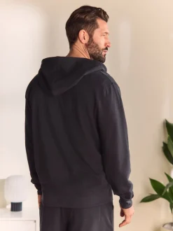 Loungewear*Next Leisteen grijs - Lichte hoodie met rits