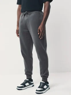 Joggingbroeken*Next - Slim Fit - Slim Fit Brushback Heavyweight Joggers Leisteen grijs