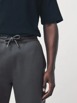Joggingbroeken*Next - Slim Fit - Slim Fit Brushback Heavyweight Joggers Leisteen grijs