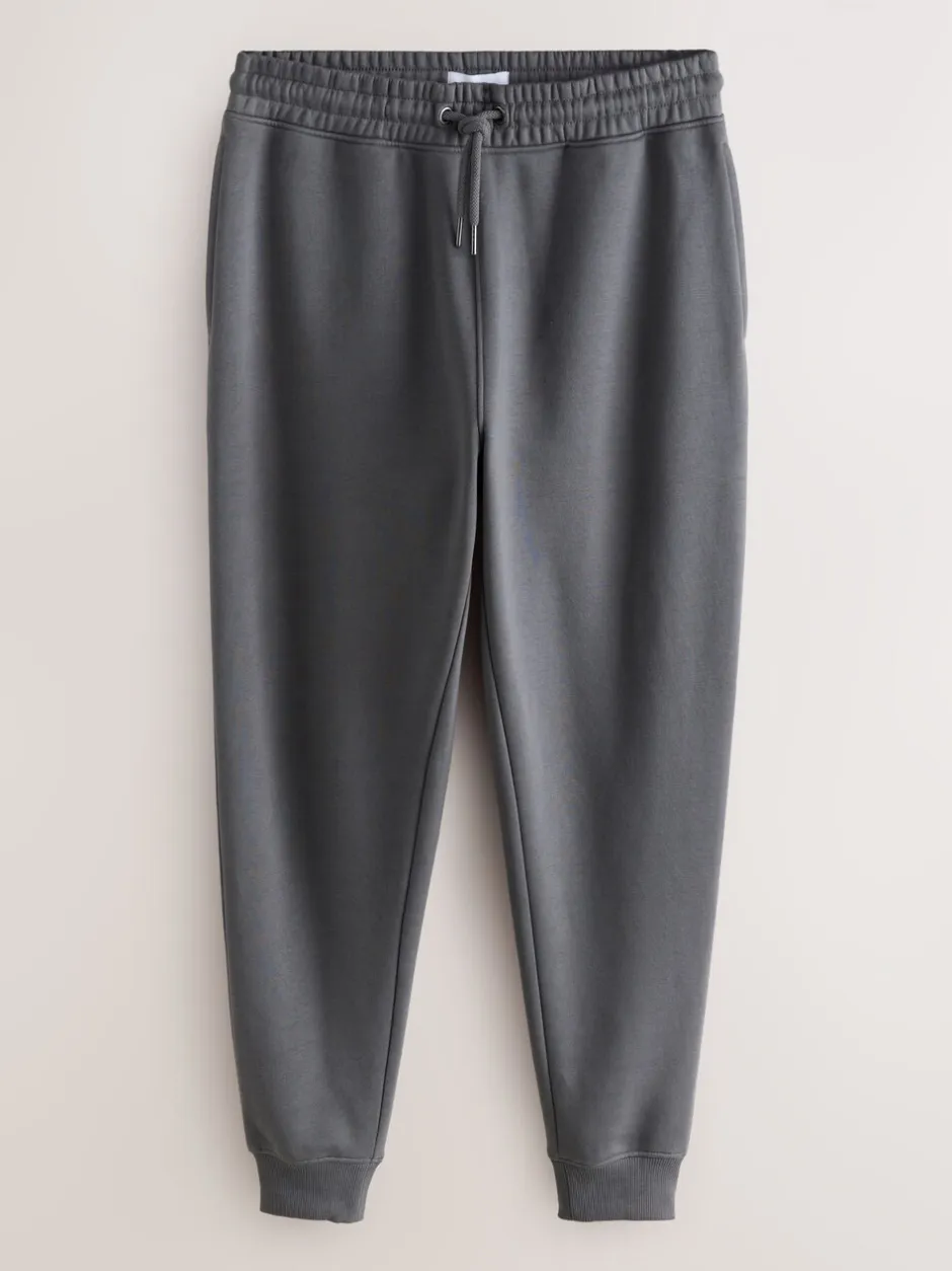 Joggingbroeken*Next - Slim Fit - Slim Fit Brushback Heavyweight Joggers Leisteen grijs