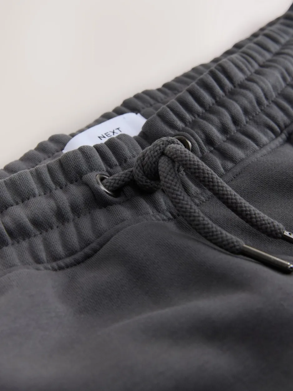 Joggingbroeken*Next - Slim Fit - Slim Fit Brushback Heavyweight Joggers Leisteen grijs