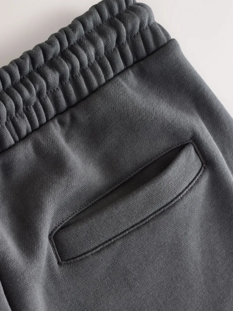 Joggingbroeken|Next Leisteen grijs - Straight fit - Relaxed Fit Brushback Heavyweight Joggers