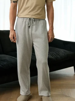 Joggingbroeken*Next - Velour Lined Open Hem Joggers Leisteen grijs