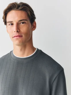 T-Shirts En Hemden*Next - T-shirt met lange mouwen en ronde hals Leisteengrijs