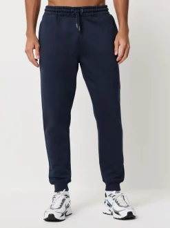 Joggingbroeken|Next - Slim Fit Brushback Heavyweight 2 Pack Joggers Leisteengrijs/marineblauw