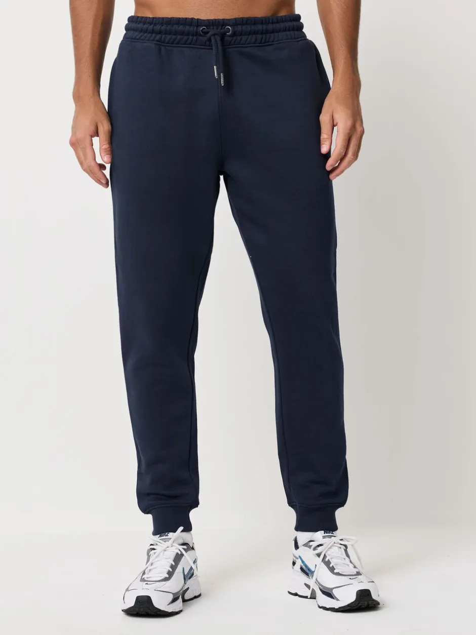 Joggingbroeken|Next - Slim Fit Brushback Heavyweight 2 Pack Joggers Leisteengrijs/marineblauw
