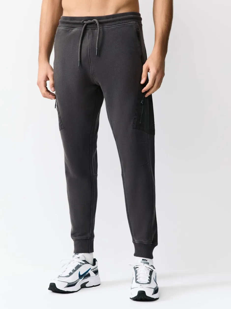 Joggingbroeken*Next - Slim Fit Utility Brushback Heavyweight 2 Pack Cargo Joggers Leisteengrijs/marineblauw