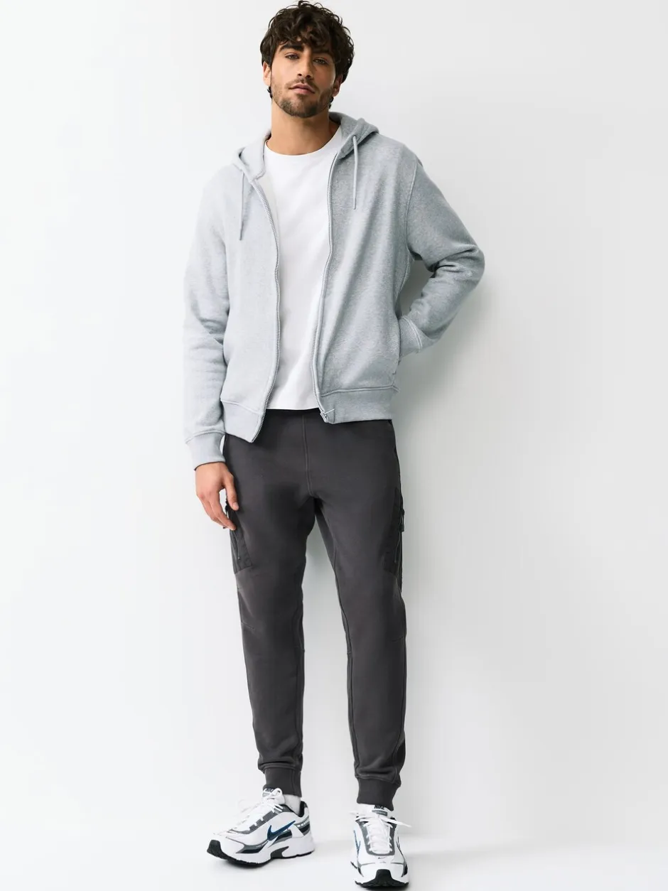 Joggingbroeken*Next - Slim Fit Utility Brushback Heavyweight 2 Pack Cargo Joggers Leisteengrijs/marineblauw